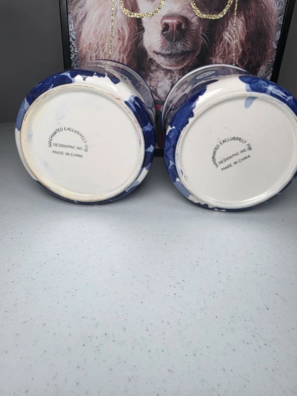 Blue Grape Ceramic Canister Set